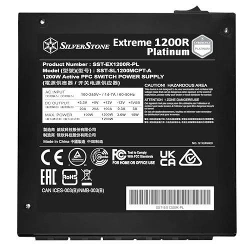 Seasonic SST-EX1200R-PL 1200W 80+ Platinum SFX-L - vue 6
