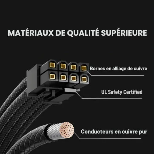 Seasonic VERTEX PX-1000 1000W 80+ Platinum modulaire - vue 6