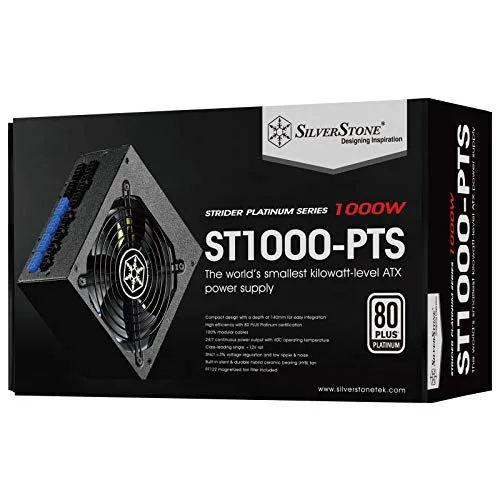 SilverStone ST1000-PTS 1000W 80+ Platinum modulaire - vue 8