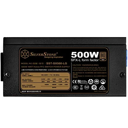 SilverStone SX500-LG 500W 80+ Gold modulaire - vue 7