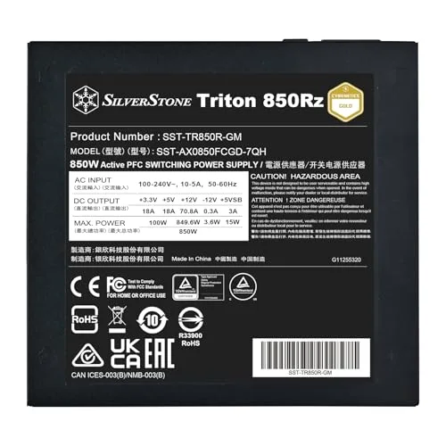 Silverstone Triton 850Rz 850W modulaire - vue 6