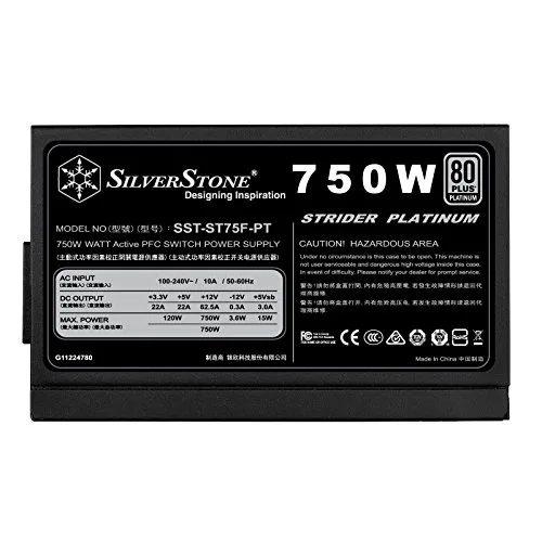 SST-ST75F-PT 750W 80+ Platinum modulaire - vue 6