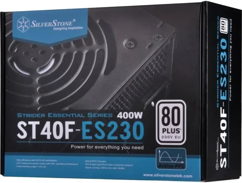ST40F-ES230 unité d''alimentation d''énergie 20-pin ATX ATX Noir alimentation 400 watt - image 3