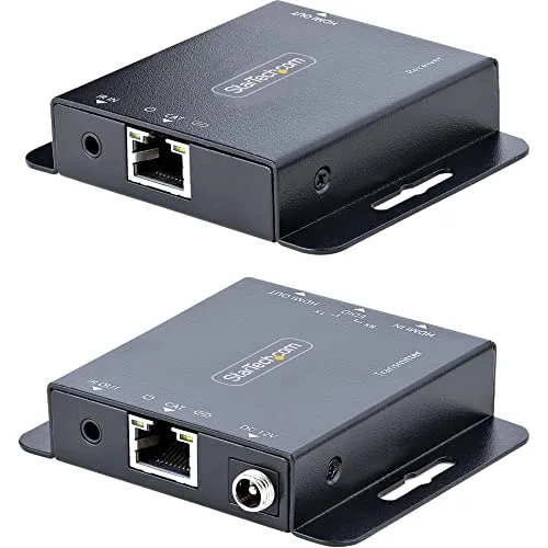 StarTech Kit d'extension HDMI 4K30 Hz 39 m/1080p 70 m Cat5e/Cat6 PoC IR émetteur récepteur - vue 2
