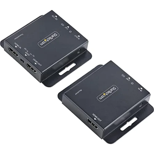 StarTech Kit d'extension HDMI 4K30 Hz 39 m/1080p 70 m Cat5e/Cat6 PoC IR émetteur récepteur - vue 5
