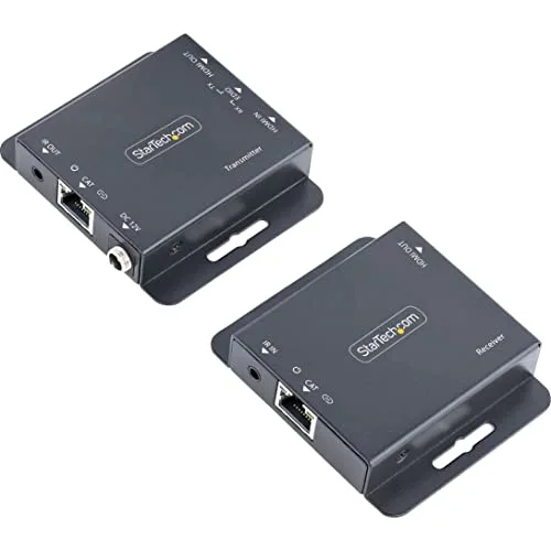 StarTech Kit d'extension HDMI 4K30 Hz 39 m/1080p 70 m Cat5e/Cat6 PoC IR émetteur récepteur - vue 6