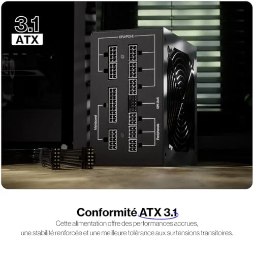 Supremo FM6 750W 80+ Gold modulaire - vue 2
