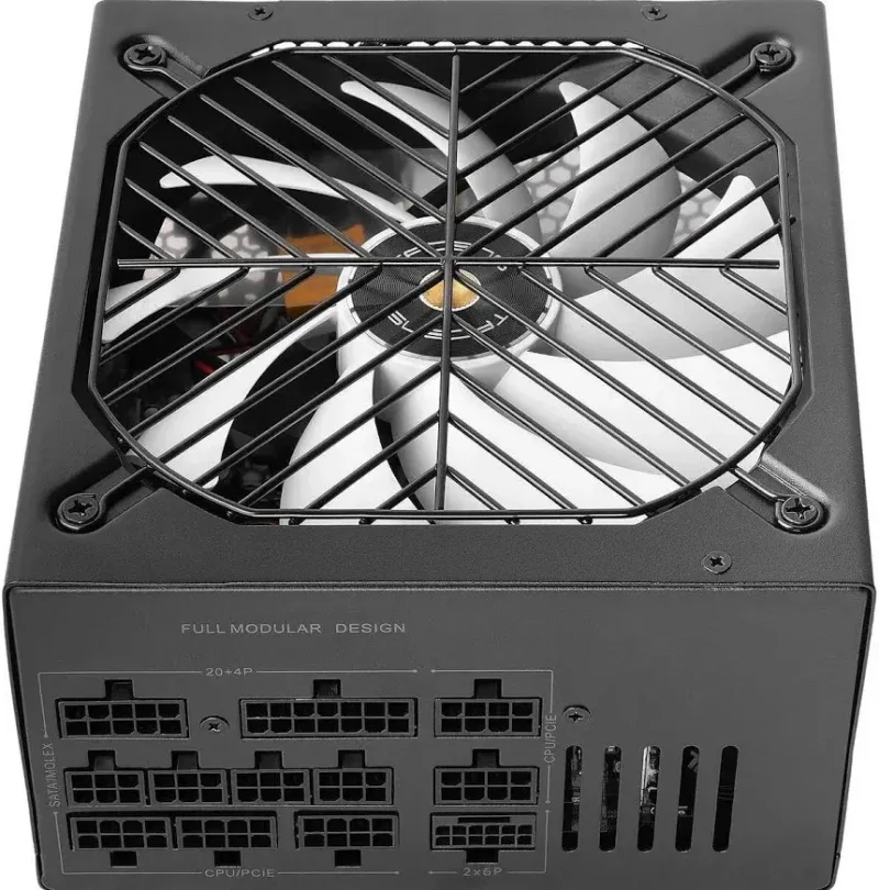 Alimentation Tacens Valeo V 800m ATX 3.1 800 W, ventilateur Ai2-rpm Fdb 140 mm, noir - image 5