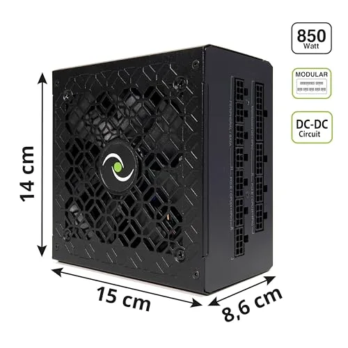 TECNOWARE Typhoon 850W 80+ Gold modulaire - vue 2