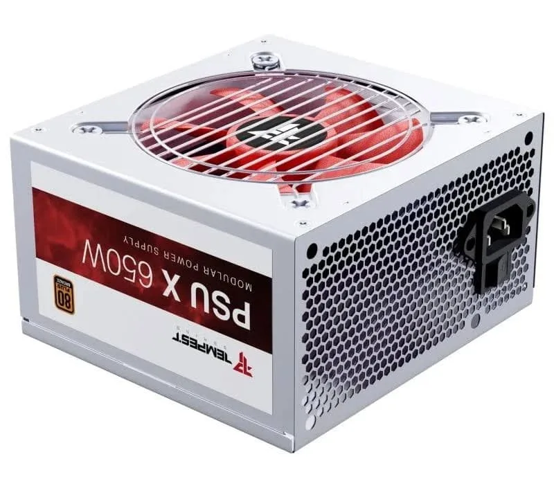 Tempest PSU X 650W 80+ Bronze blanc