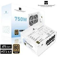 Bloc d'alimentation Thermalright 750W 80 Plus Gold KG-750-W Full-Modulaire Ventilateur 120 mm - alimentation vue principale