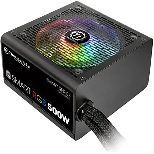 Thermaltake Smart RGB 500W 80+ White ATX Non modulaire