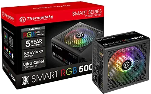THERMALTAKE Alimentation PC Smart RGB - 500W - 80PLUS White - vue 5