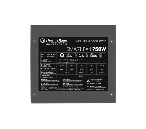 THERMALTAKE SMART BX1 SE - Alimentation PC non modulaire - 750 W - 80Plus Bronze - vue 5