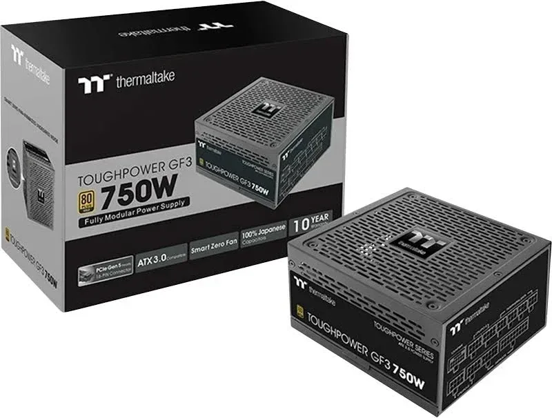 Thermaltake Toughpower GF 3 750W PCIe Gen 5.0 80 Plus Or Complet Modulaire - image 5