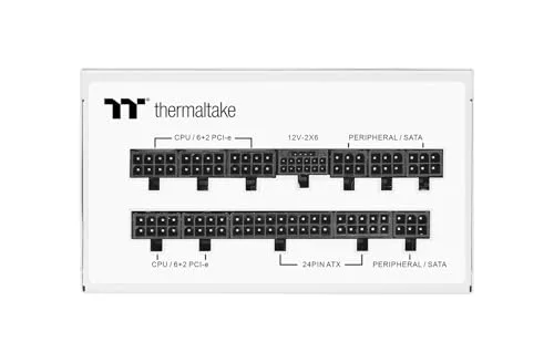 Thermaltake - Toughpower GF A3 Snow 850W - ATX 3.0-80+ Gold - Alimentation PC modulaire - vue 5