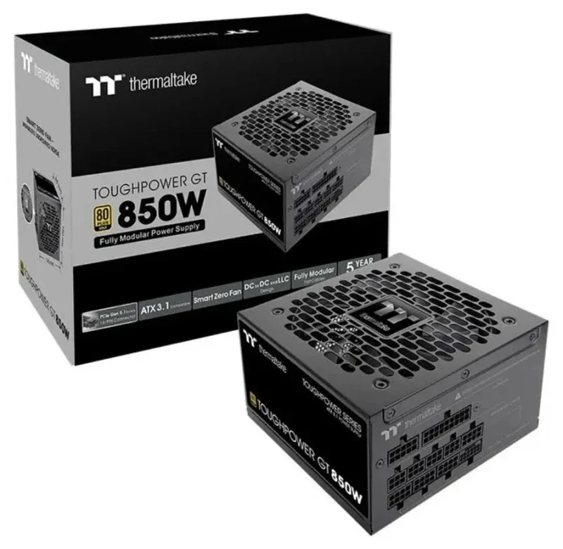 Thermaltake ATX 3.1 850W - 80+ Gold - Toughpower GT FM - Noir - image 3