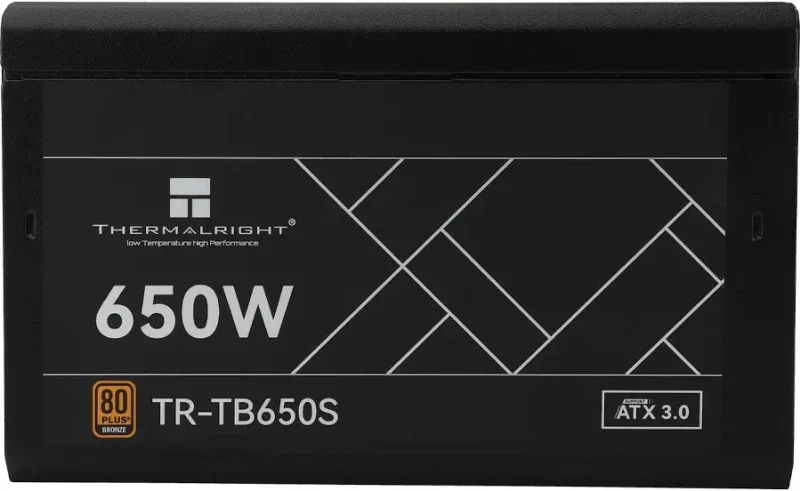 Alimentation Thermaltake TR-TB650S 650W Bronze 80 PLUS ATX 3.0 - image 4