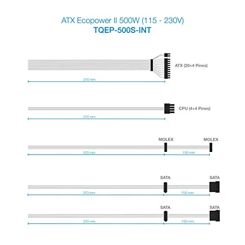 TooQ Ecopower II 500W - vue 6