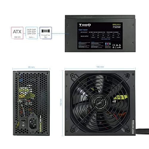 TooQ Ecopower II 750W - vue 4