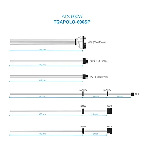 TooQ TQAPOLO-600SP 600W - vue 5
