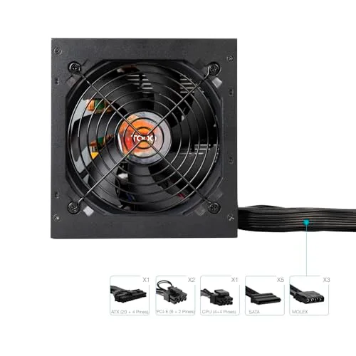 TooQ TQHELIOS-650SP 650W 80+ Bronze - vue 3