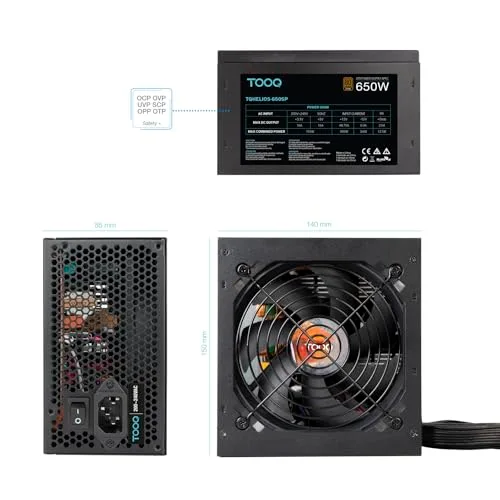 TooQ TQHELIOS-650SP 650W 80+ Bronze - vue 4