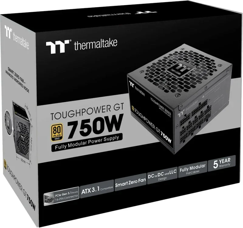 Toughpower GT alimentation  modulaire 750 watt - image 3