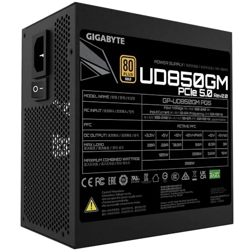 UD850GM PG5 V2 850W modulaire - vue 5