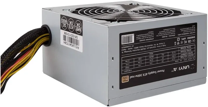 Alimentation UNYKAch ATX 300W 85% Efficacité - image 3