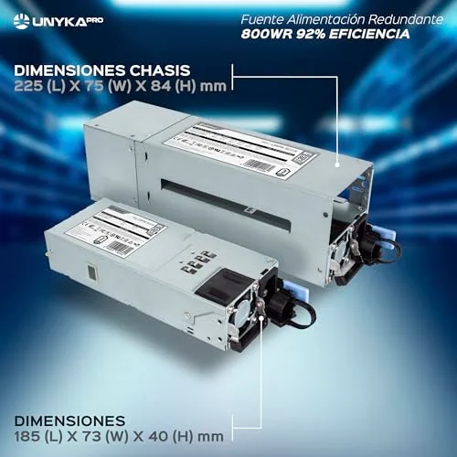 UNYKAch CRPS 800W 80+ Platinum - vue 5
