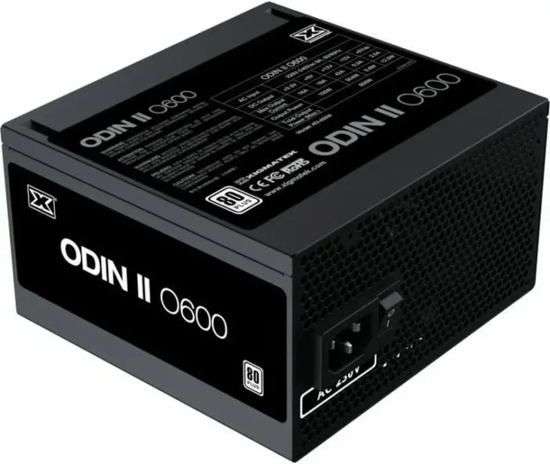 Fuente de Alimentación Xigmatek Odin II 600W Certification 80 PLUS ventilateur 12cm - image 2