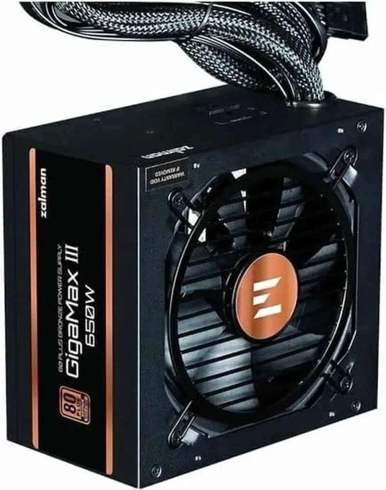 Alimentation Zalman 650W 80 PLUS Bronze GigaMax III Semi-modulaire ventilateur 12 cm - image 4