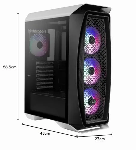 Aerocool Aero One Frost ATX RGB White - vue 7