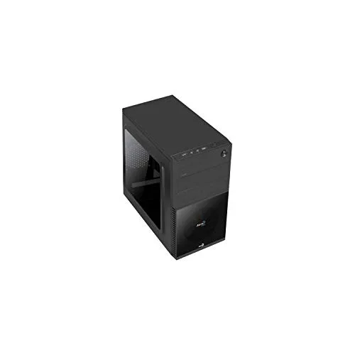 AEROCOOL BOITIER PC CS-105 Cosmo - avec lecteur carte - Mini Tour - Noir - Verre trempé - Format Micro ATX - vue 4