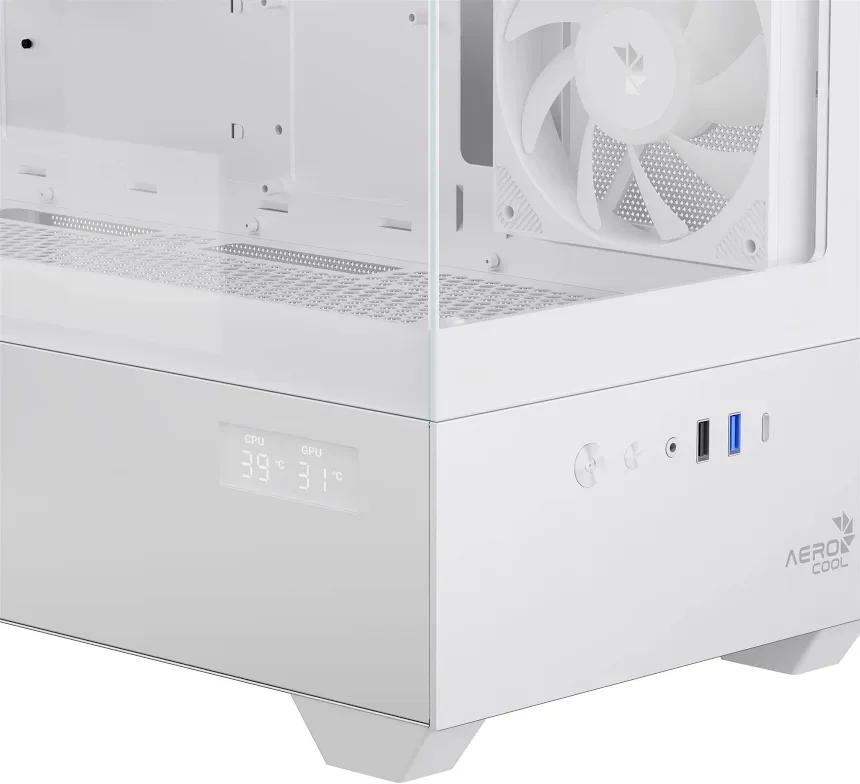 Aerocool P300D Digi-G mATX White - vue 5