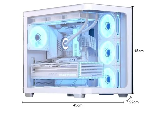 AeroCool P500C ATX RGB White - vue 6