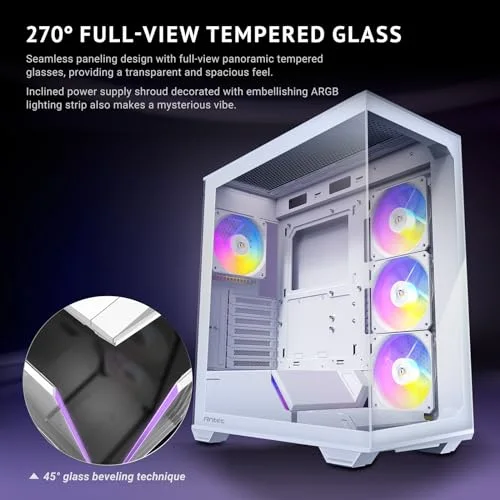 Antec C3 ARGB ATX White - vue 2
