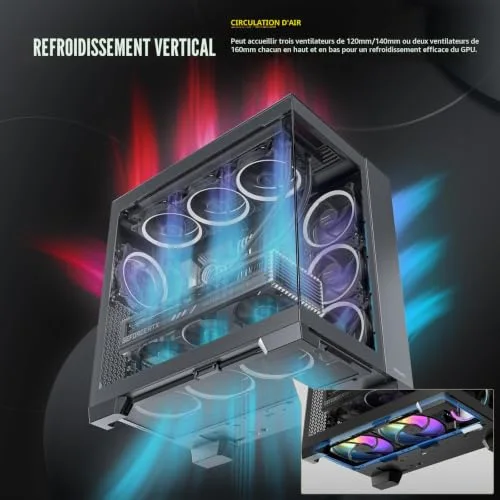 Antec C8 ARGB E-ATX RGB - vue 6