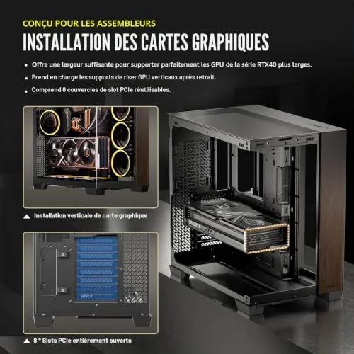 Antec C8 Wood E-ATX - vue 8