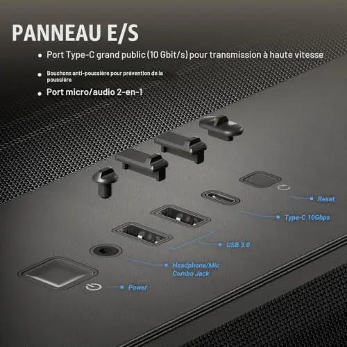 Antec C8 Wood E-ATX - vue 9
