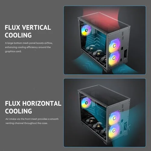 Antec FLUX M mATX RGB - vue 6