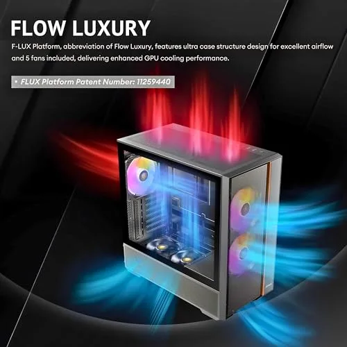 Antec FLUX REAR ATX RGB - vue 2