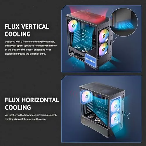 Antec FLUX REAR ATX RGB - vue 6