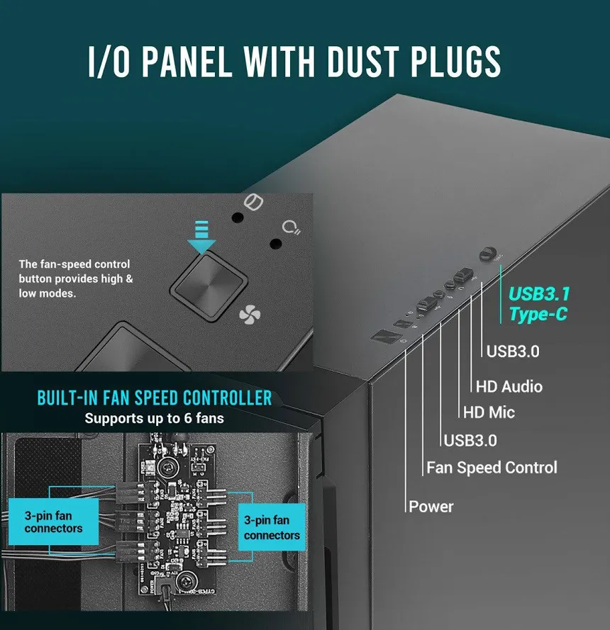 Antec P10C ATX - vue 2