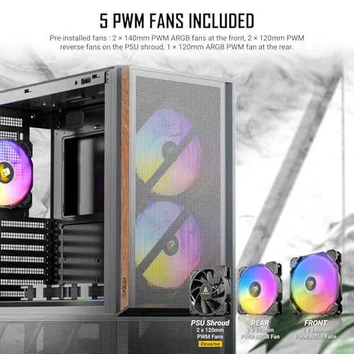Antec P30 ARGB mATX RGB - vue 3