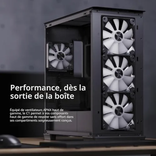 APNX APCM-CR01043.21 mATX White - vue 2
