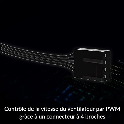 ARCTIC BioniX P120 A-RGB (Pack de 3) - Ventilateur 120mm A-RGB pour boitier PC - vue 7