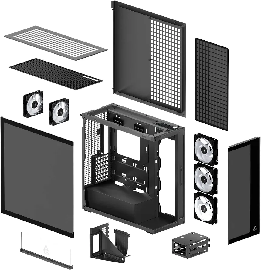 Arctic Xtender VG mATX - vue 3