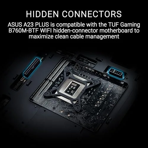 ASUS A21 Plus mATX RGB White - vue 3